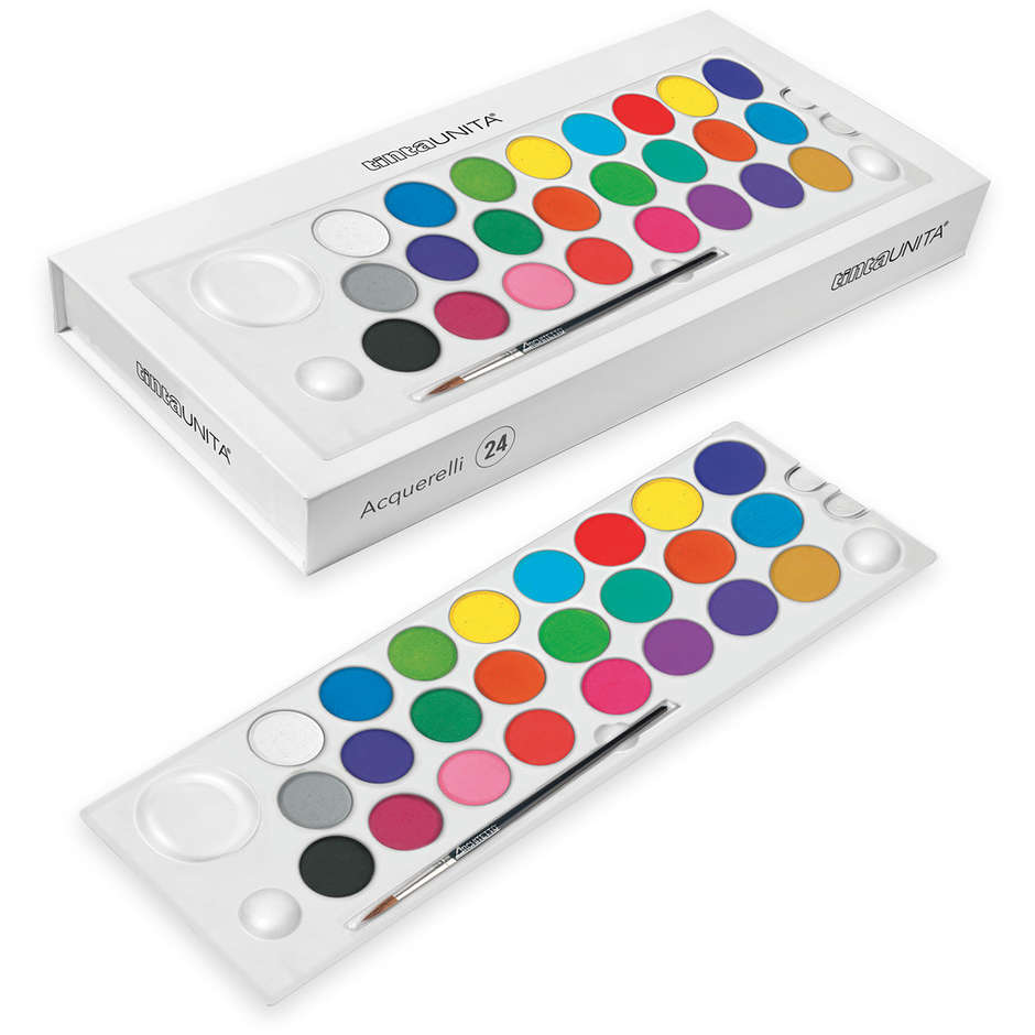 ACQUERELLI 24 COLORI DELUXE SCATOLA MAGNETICA