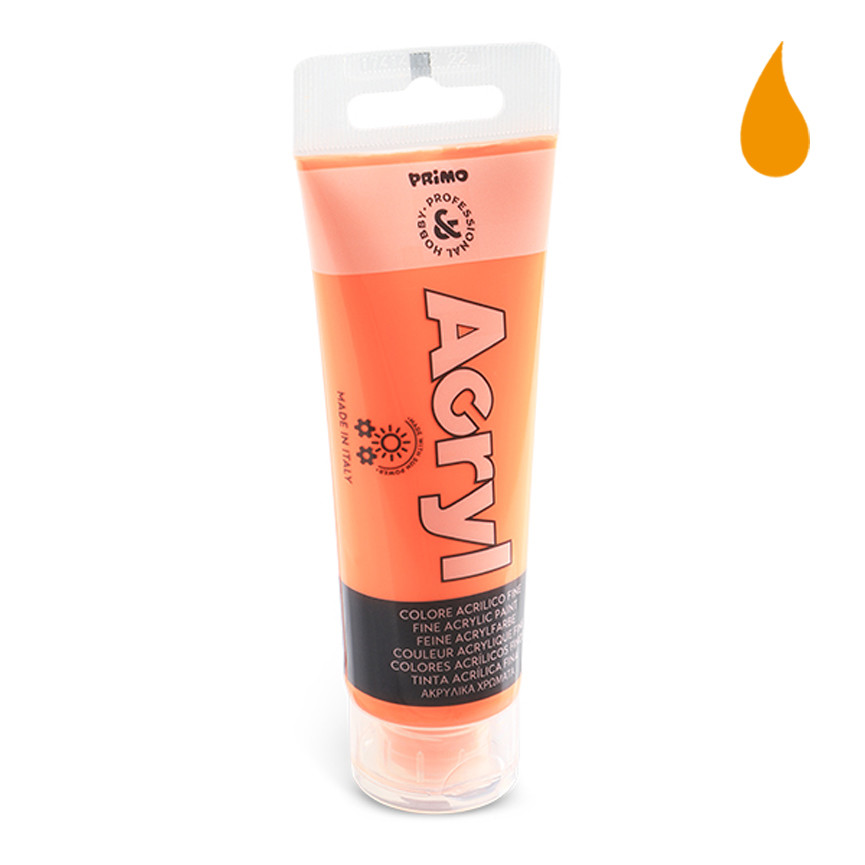 ACRILICI 75 ML 250 ARANCIO FLUO