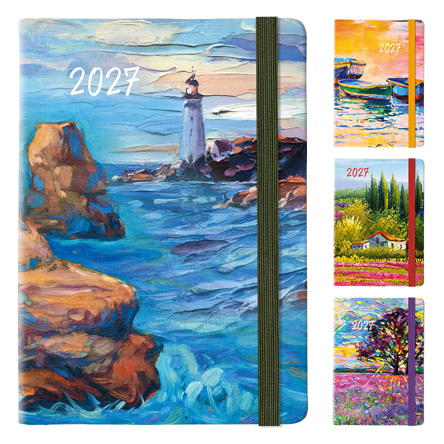 AGENDA 2027 110ZE 7X10 PAINTING ELASTICO BI-GIORN.