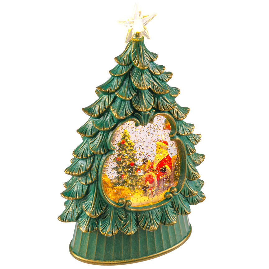 ALBERO NATALE C/LED E MUSICA BATTER.H26CM 79489