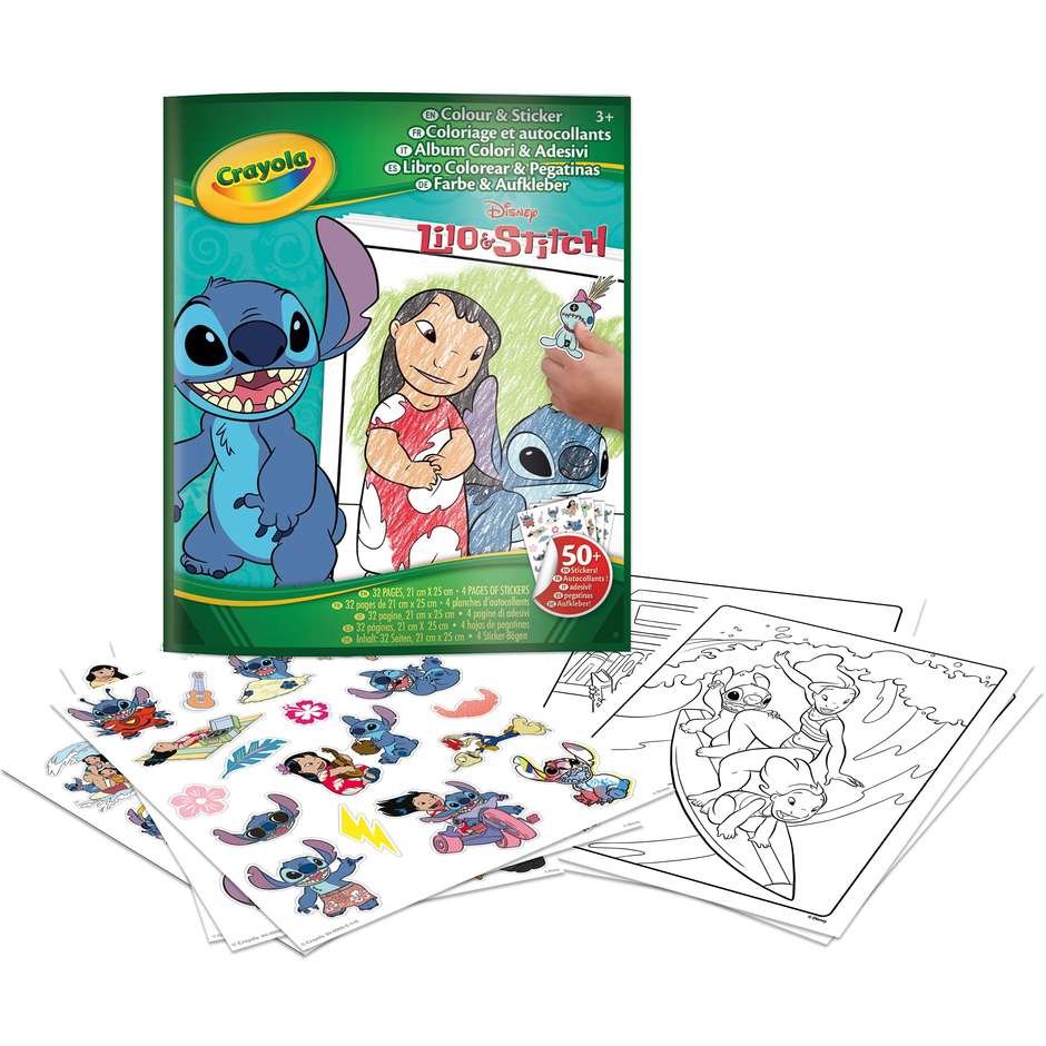 ALBUM ADESIVI COLORING LILO & STITCH 04-0900