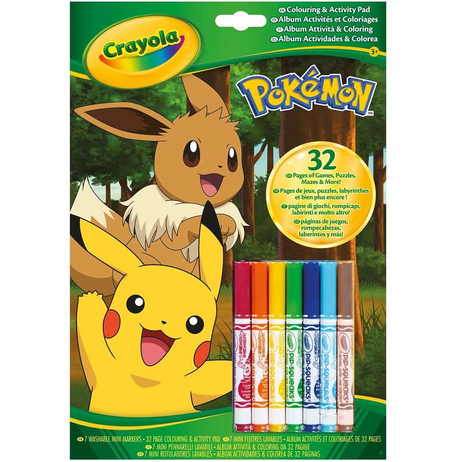 ALBUM ATTIVITA & COLORING POKEMON 04-2746