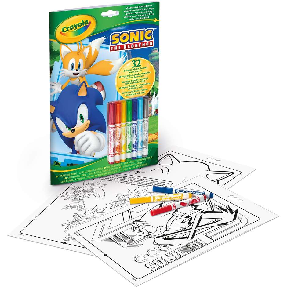 ALBUM ATTIVITA & COLORING SONIC 04-0866