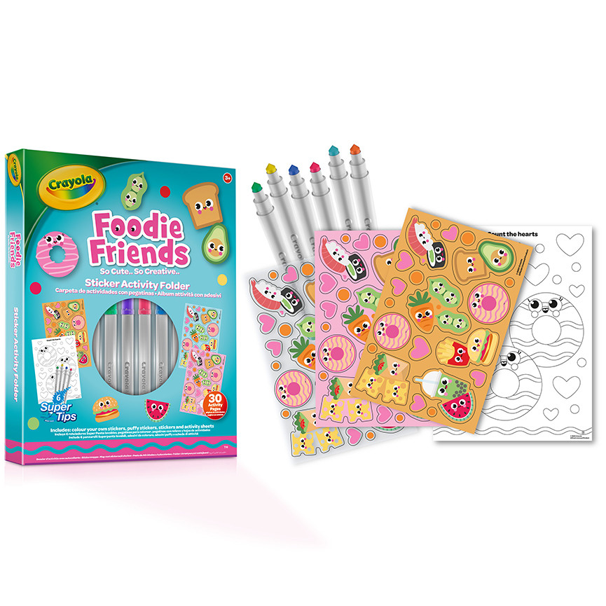 ALBUM ATTIVITA & STICKER FOODIE FRIENDS 35526