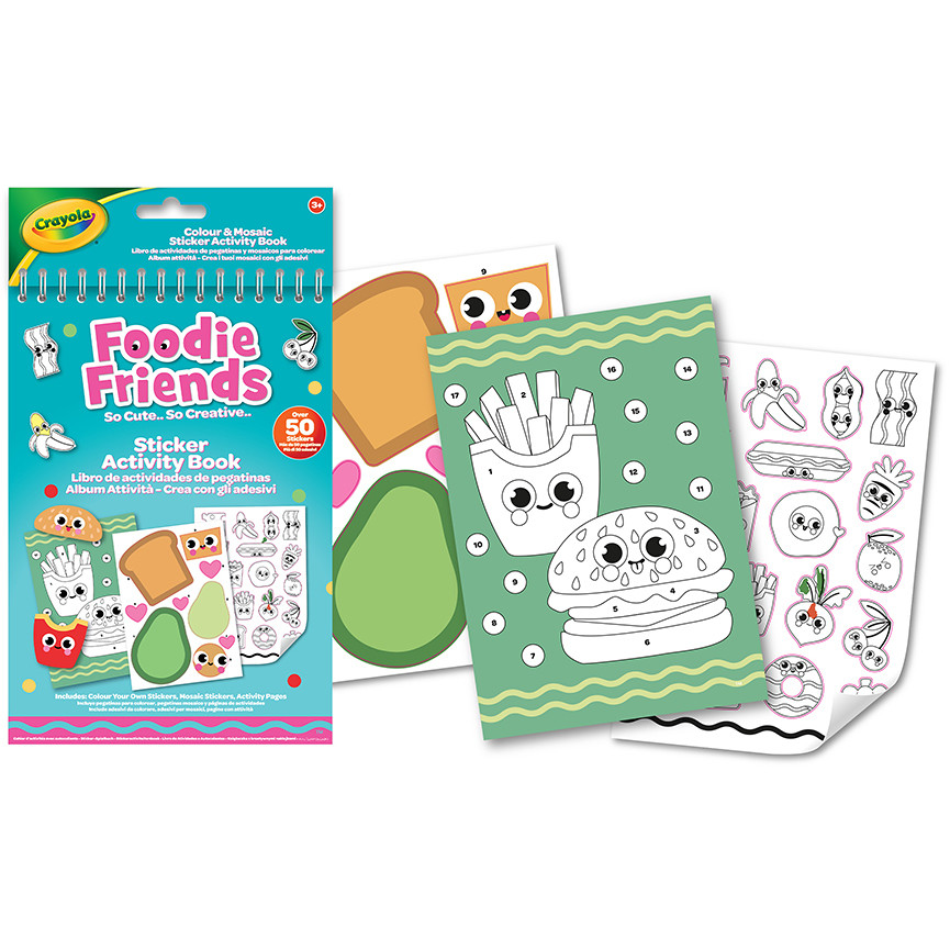 ALBUM ATTIVITA & STICKER FOODIE FRIENDS 35529