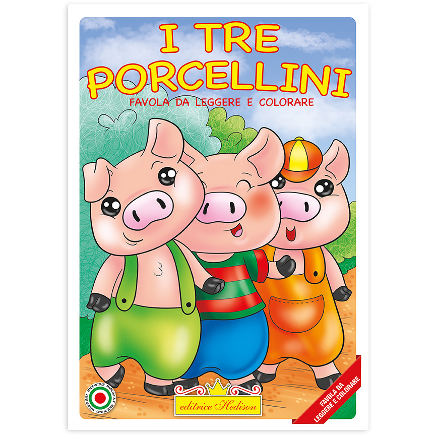 ALBUM COL I TRE PORCELLINI FAVOLA PVP3 1145