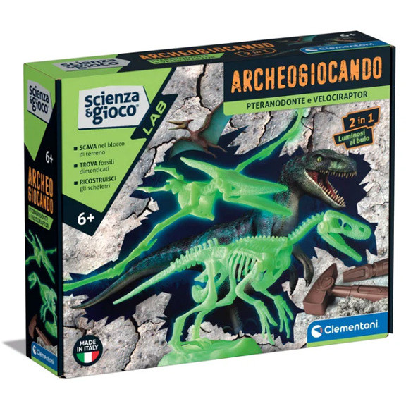 ARCHEOGIOCANDO PTERANODONTE E VELOCIRAPTOR 19375