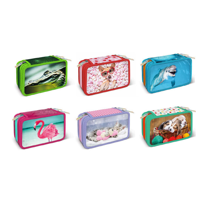 ASTUCCI 3ZIP 81102 LOVE ANIMALS