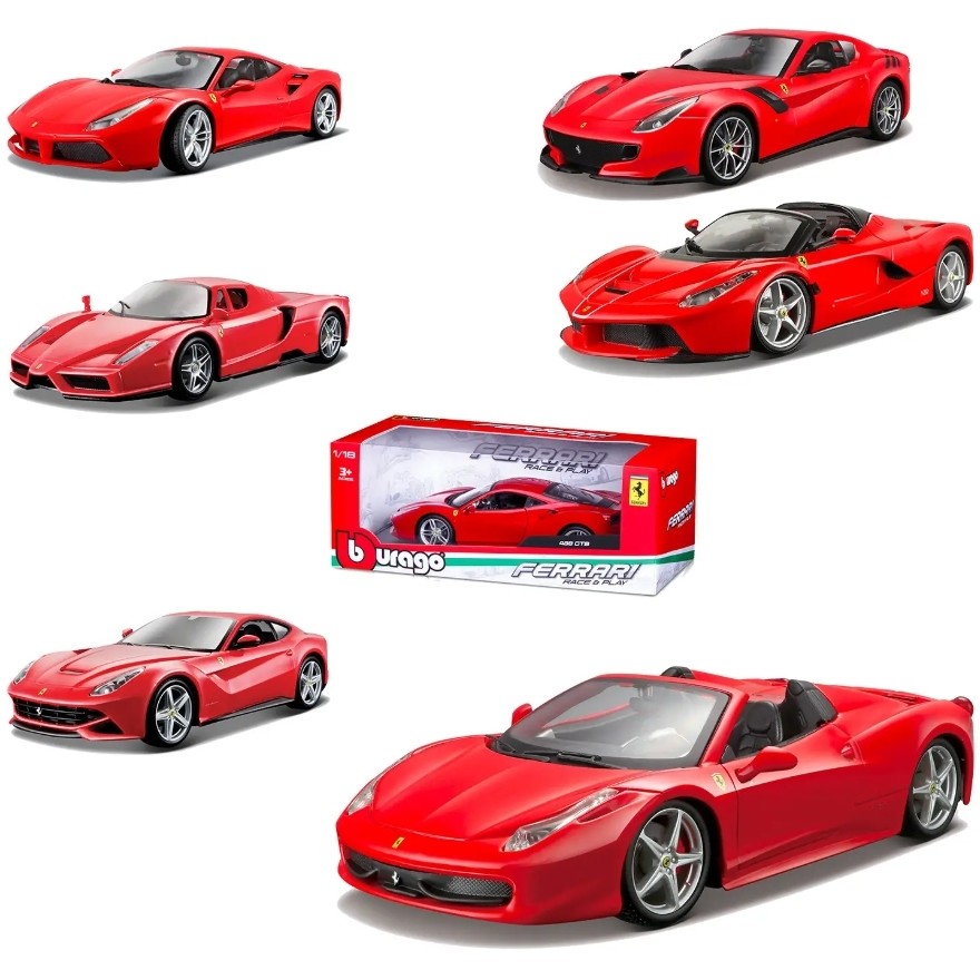 AUTO 1:24 BURAGO FERRARI RACING ASSORTITE