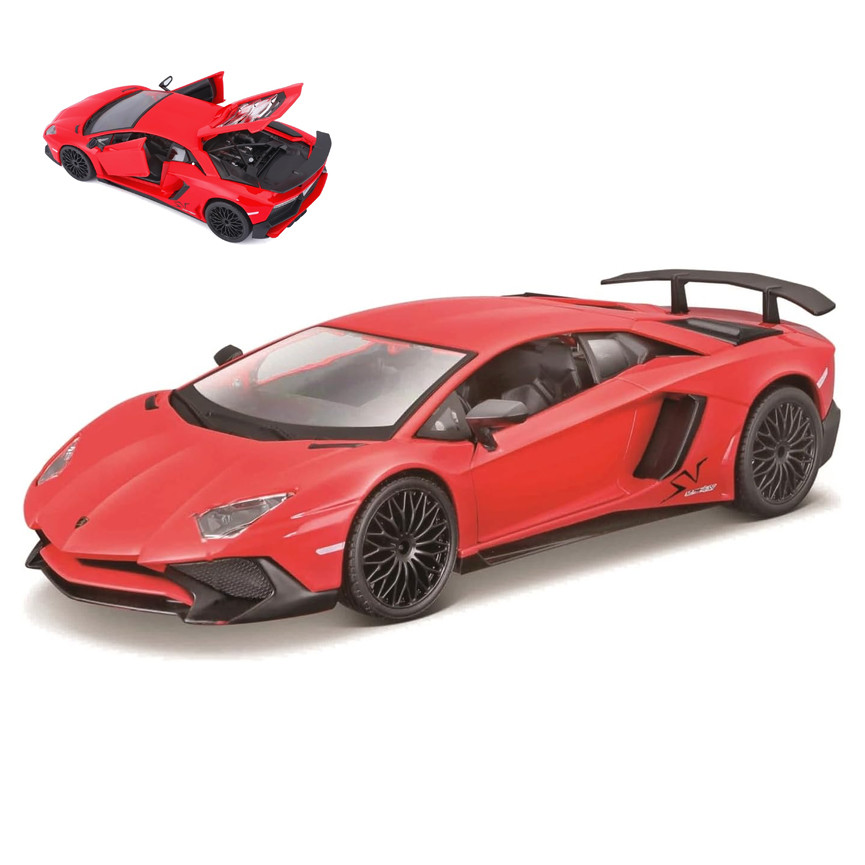 AUTO 1:24 LAMBORGHINI AVENTADOR COUPE ROSSA 21079
