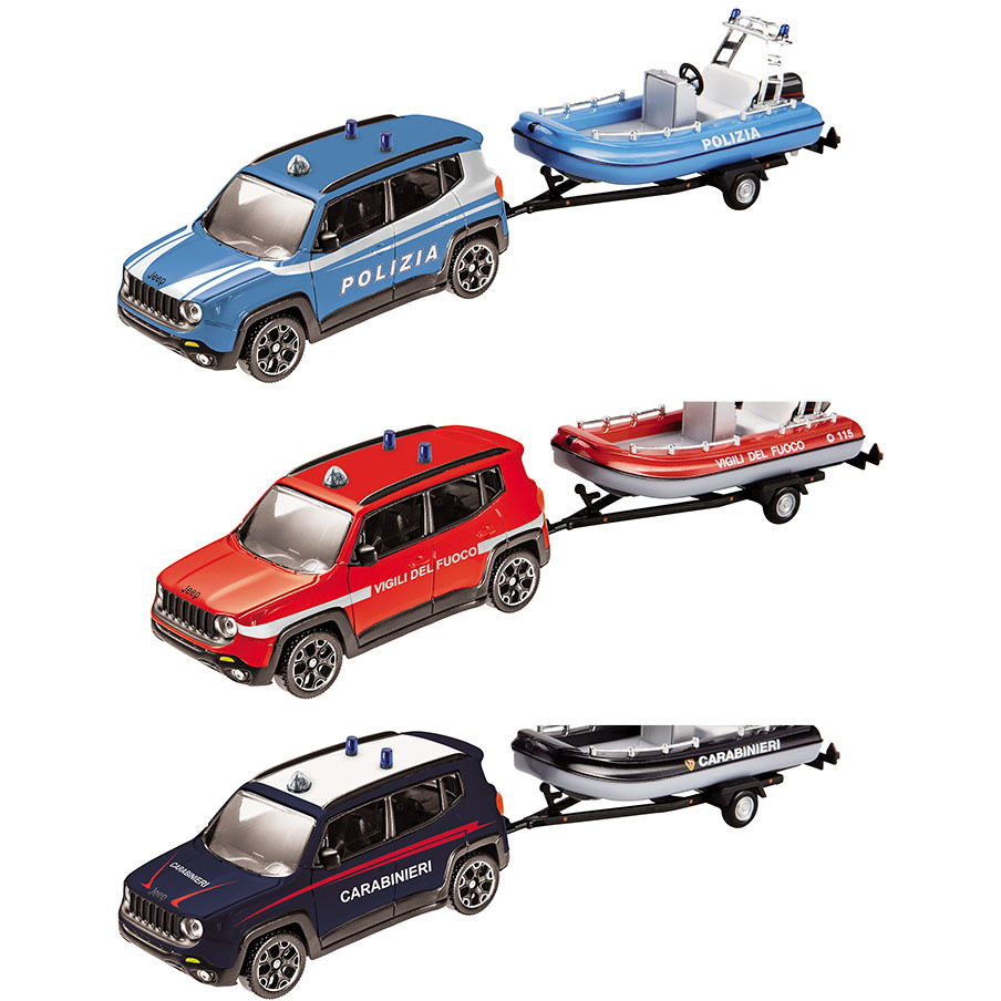 AUTO 1:43 JEEP RENEGADE C/GOMMONE