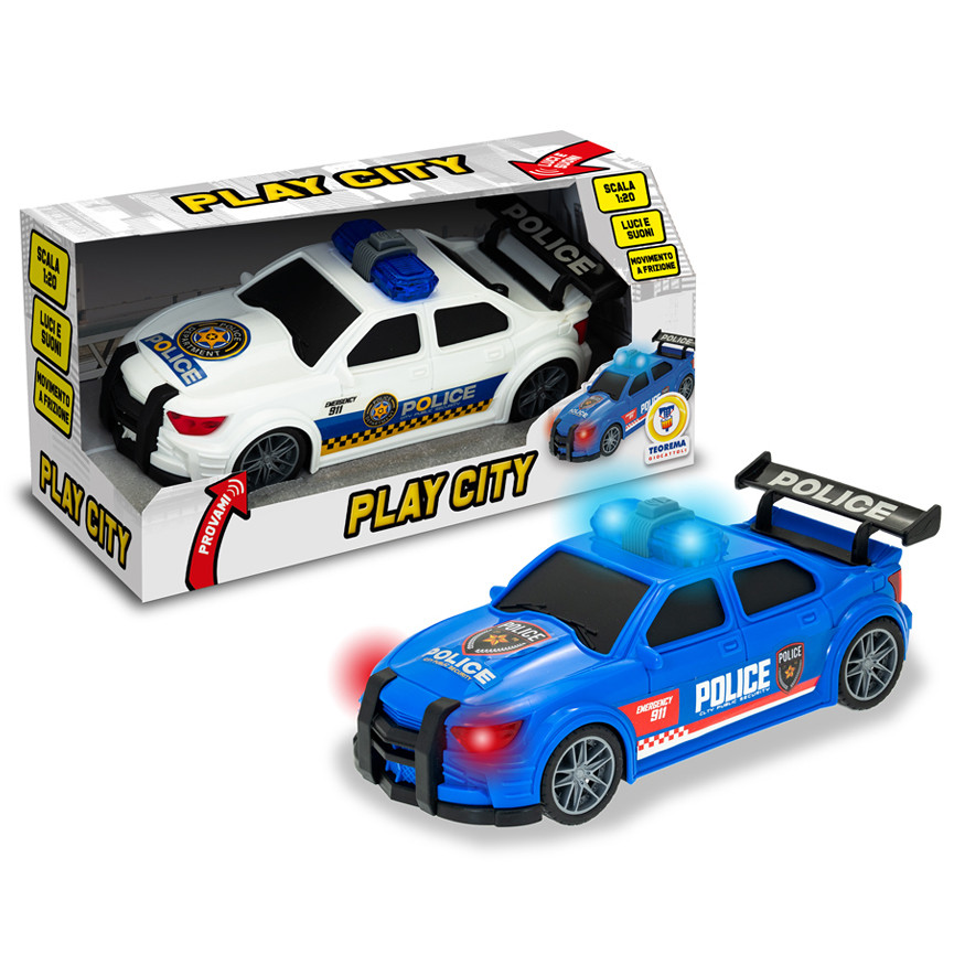 AUTO POLICE CON LUCI E SUONI 1:20 80977