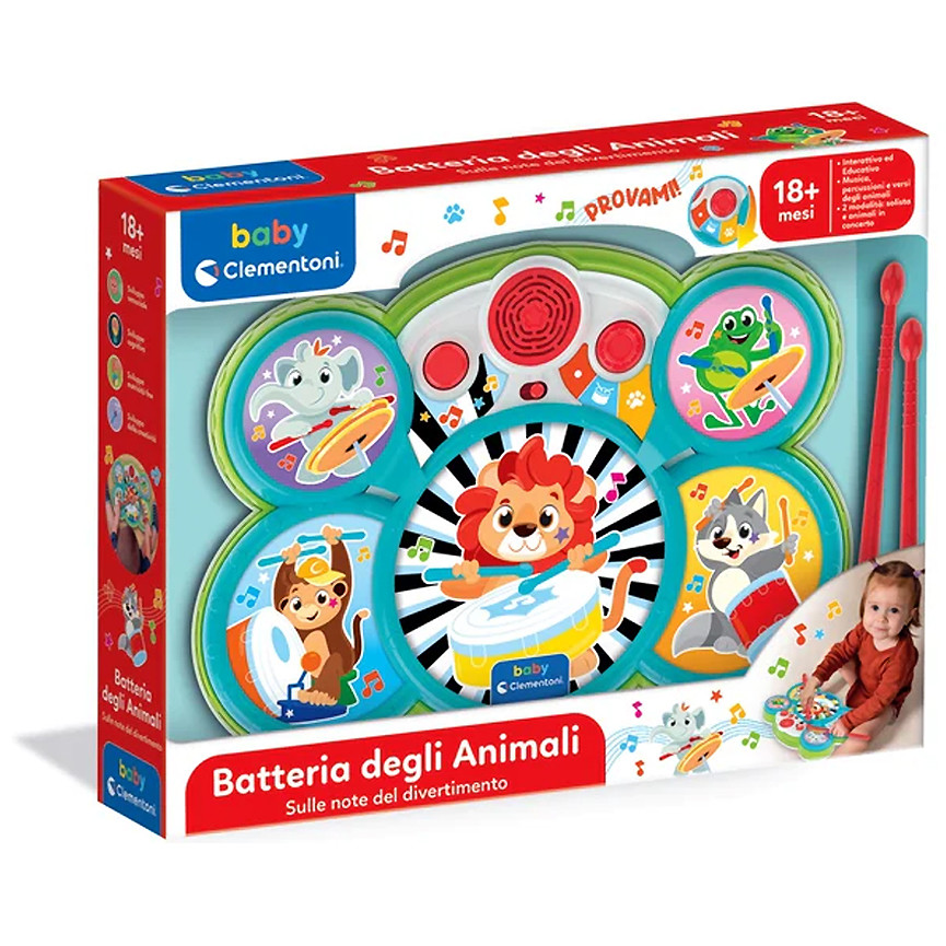 BABY BATTERIA CON ANIMALI 17976