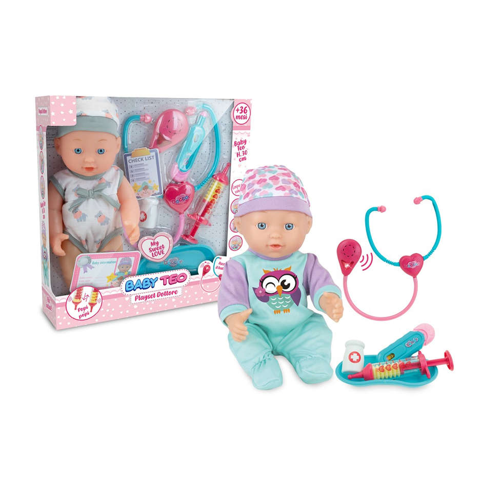 BABY BEBE PLAYSET DOTTOREC/VOCE E ACCESSORI 2 MOD.
