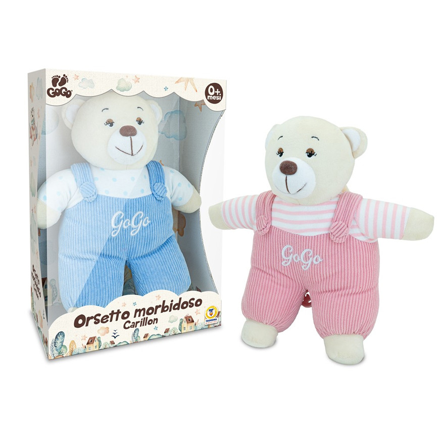BABY CARILLON ORSETTO MORBIDOSO 2ASS. 25CM