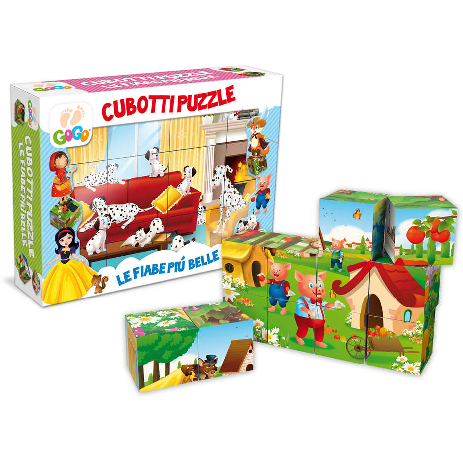 BABY CUBOTTI PUZZLE FIABE ITALIANE 12PZ 62866