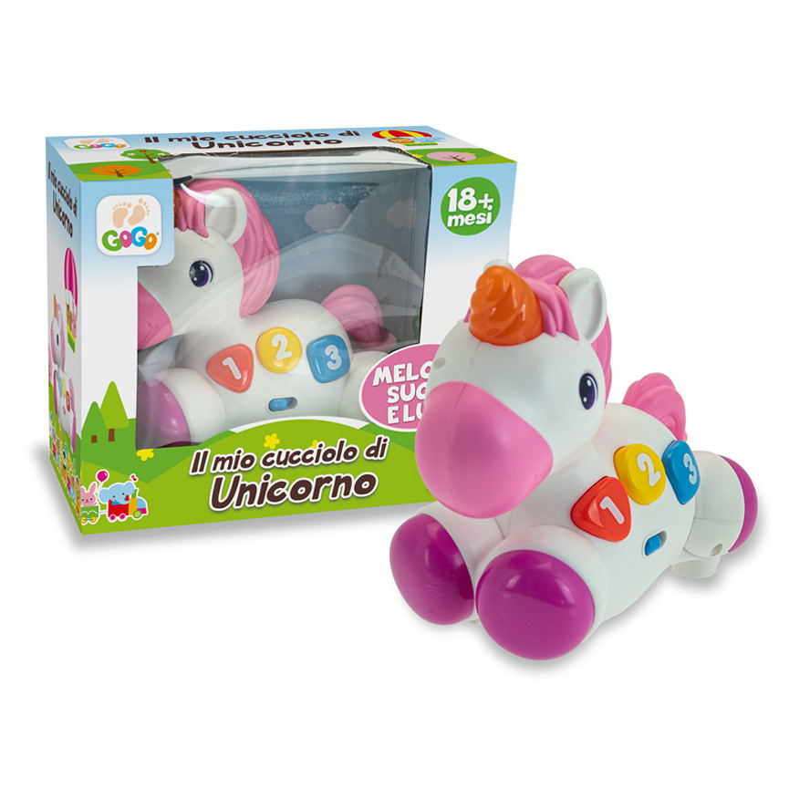 BABY CUCCIOLO DI UNICORNO LUCI E SUONI 80527