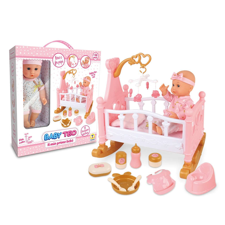 BABY IL MIO PRIMO BEBE C/CULLA E ACCESSORI 30CM