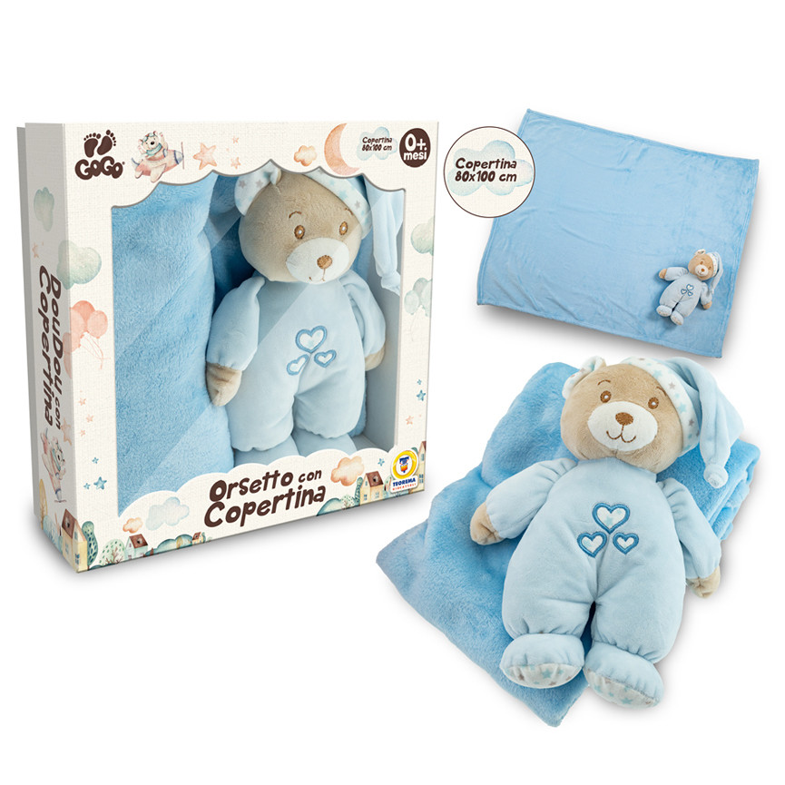 BABY IL MIO PRIMO ORSETTOCON COPERTINA BLU 39600