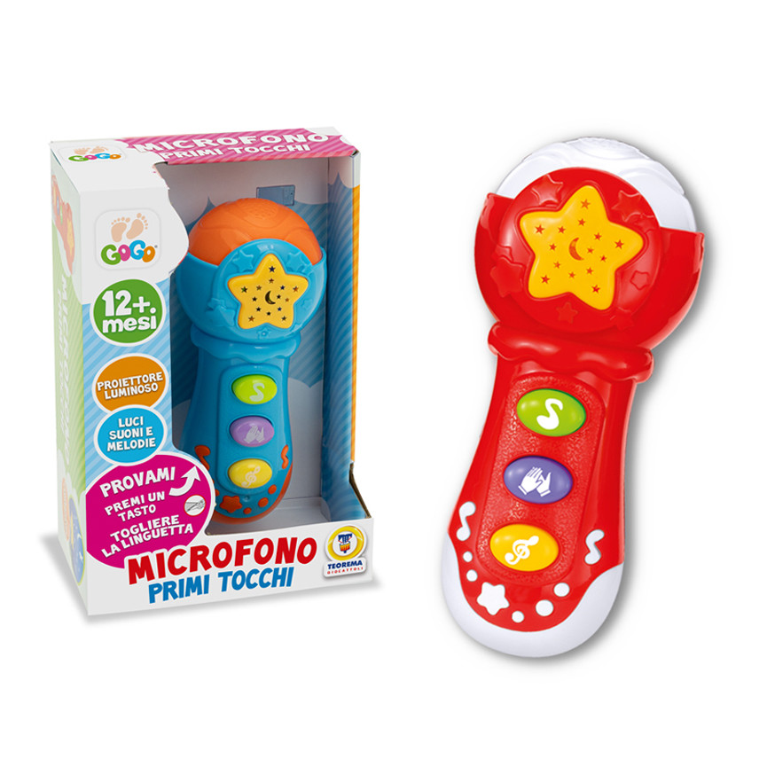 BABY MICROFONO MUSICALE LUCI E SUONI 80051