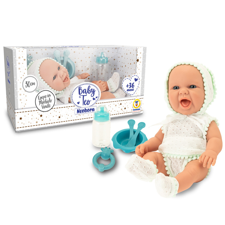 BABY NEOBORN NEONATO 30CMCON ACCESSORI 80940