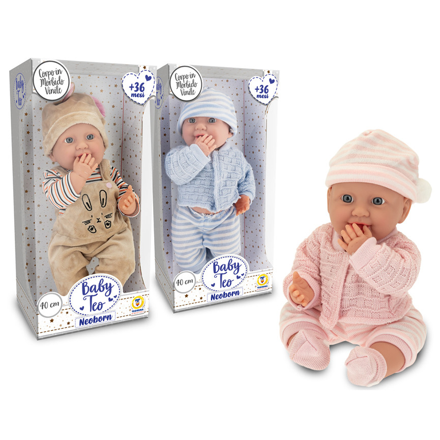 BABY NEOBORN NEONATO 40CM3 MDL ASSORTITI 81036