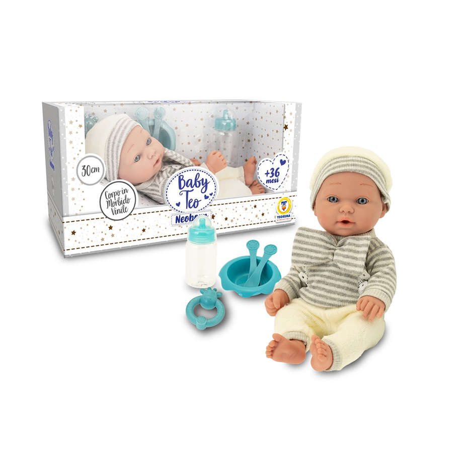 BABY NEONATO 30CM CON ACCESSORI