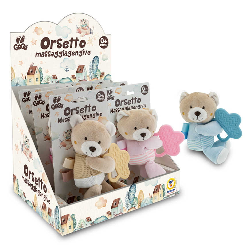 BABY ORSETTO CON MORDIGENGIVE 3 MDL ASS. 39593