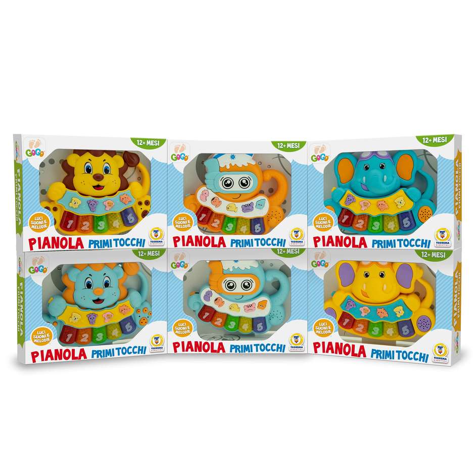 BABY PIANOLA MUSICALE PRIMI TOCCHI ANIMALE ASSORT.