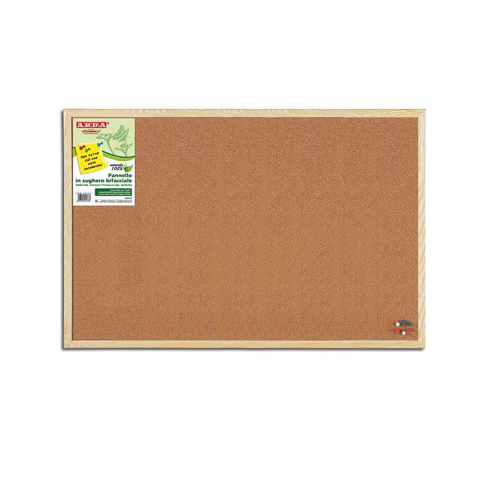 BACHECA SUGHERO 60X90 +SPILLI 958