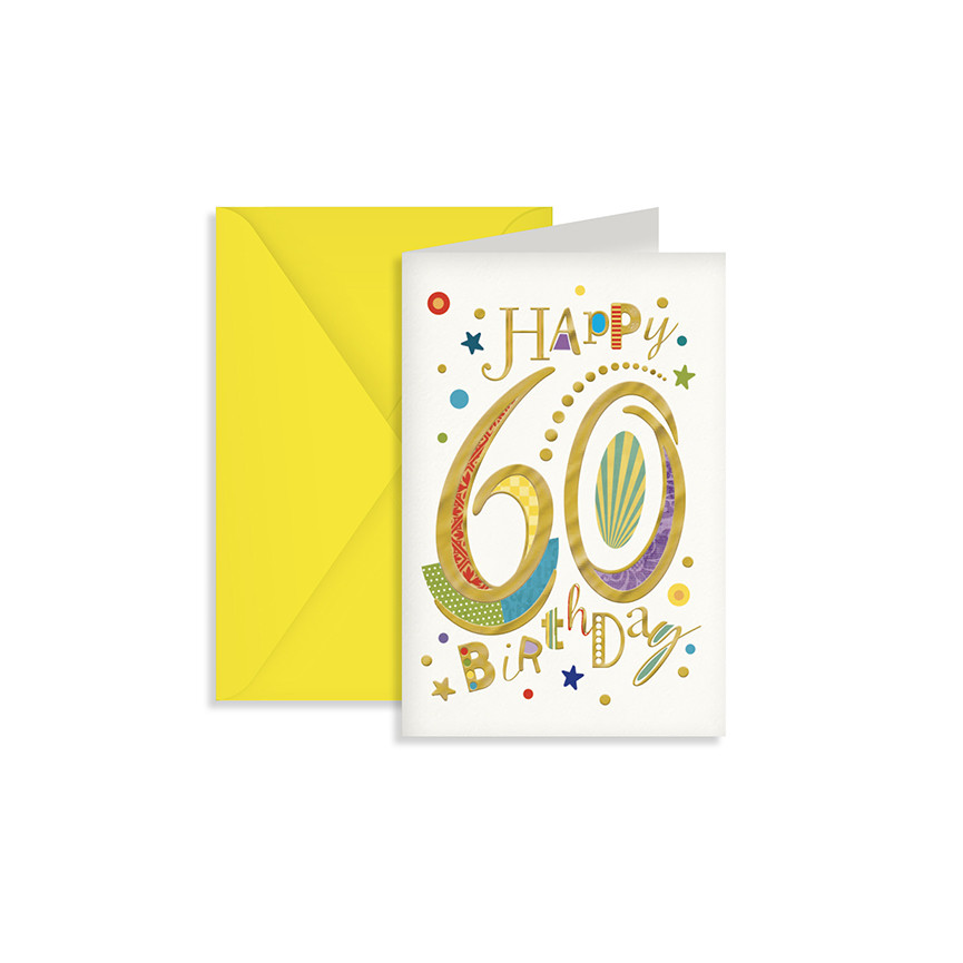 BIGLIETTI B.C.60 ANNI BIRTHDAY 07562402