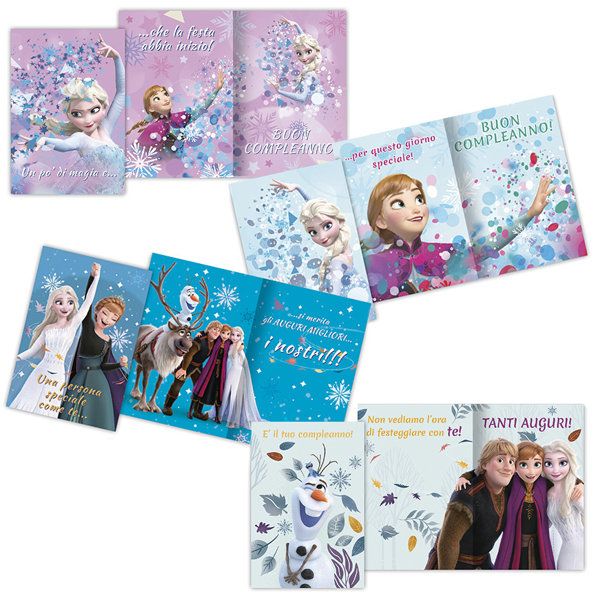 BIGLIETTI B.C.COMPLEANNO DISNEY FROZEN WDBA035G