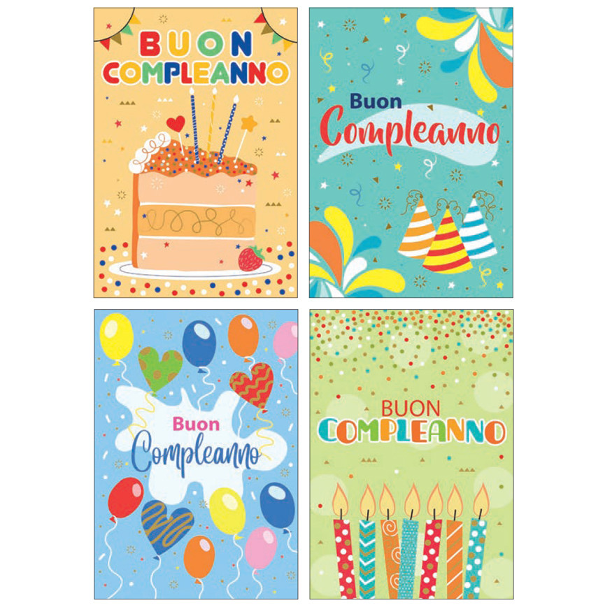 BIGLIETTI BUON COMPLEANNO PARTY