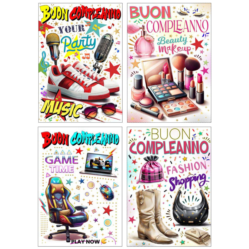 BIGLIETTI BUON COMPLEANNO PORTASOLDI FA00227PS