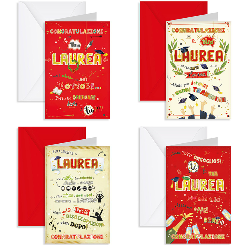 BIGLIETTI LAUREA UMORISTICA 07567801