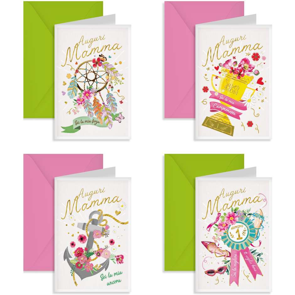 BIGLIETTI MAMMA 4 SOGGETTI