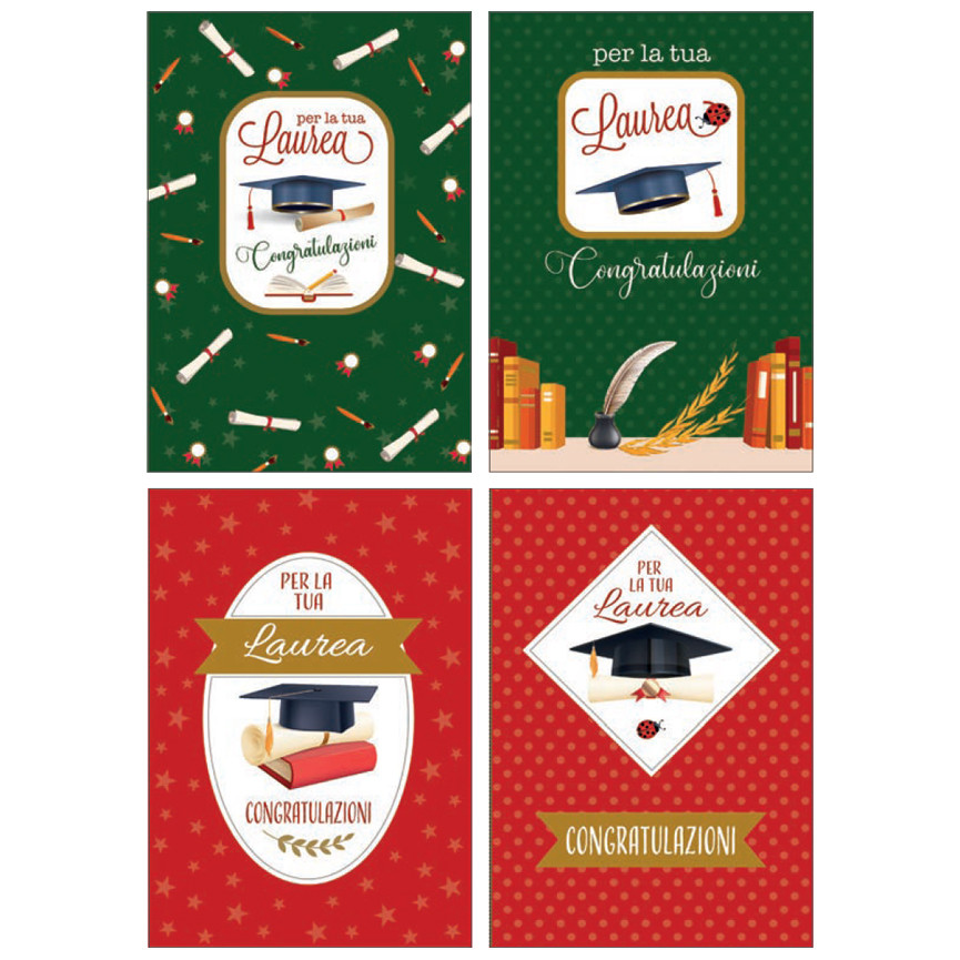 BIGLIETTI PER LA TUA LAUREA CONGRATULAZIONI