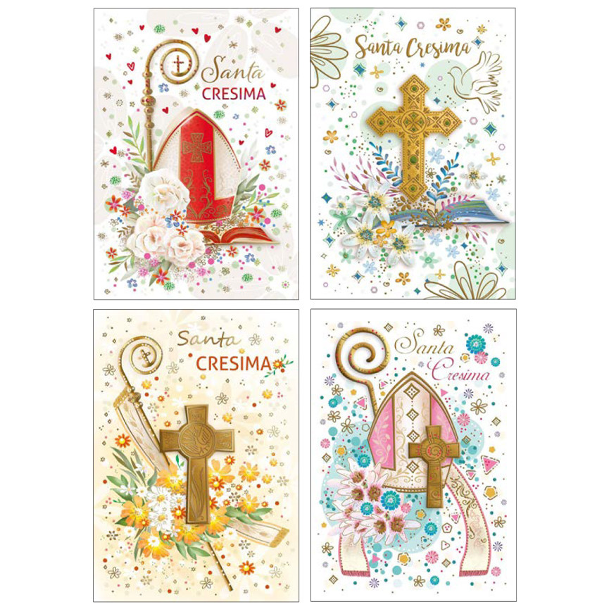 BIGLIETTI SANTA CRESIMA FE10200SC