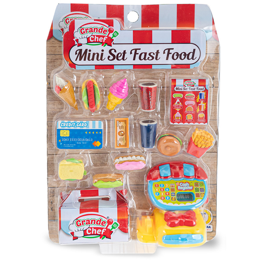 BLISTER CUCINA MINI SET FAST FOOD 80497