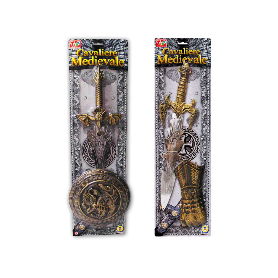 BLISTER GUERRIERO MEDIEVALE 2 ASS