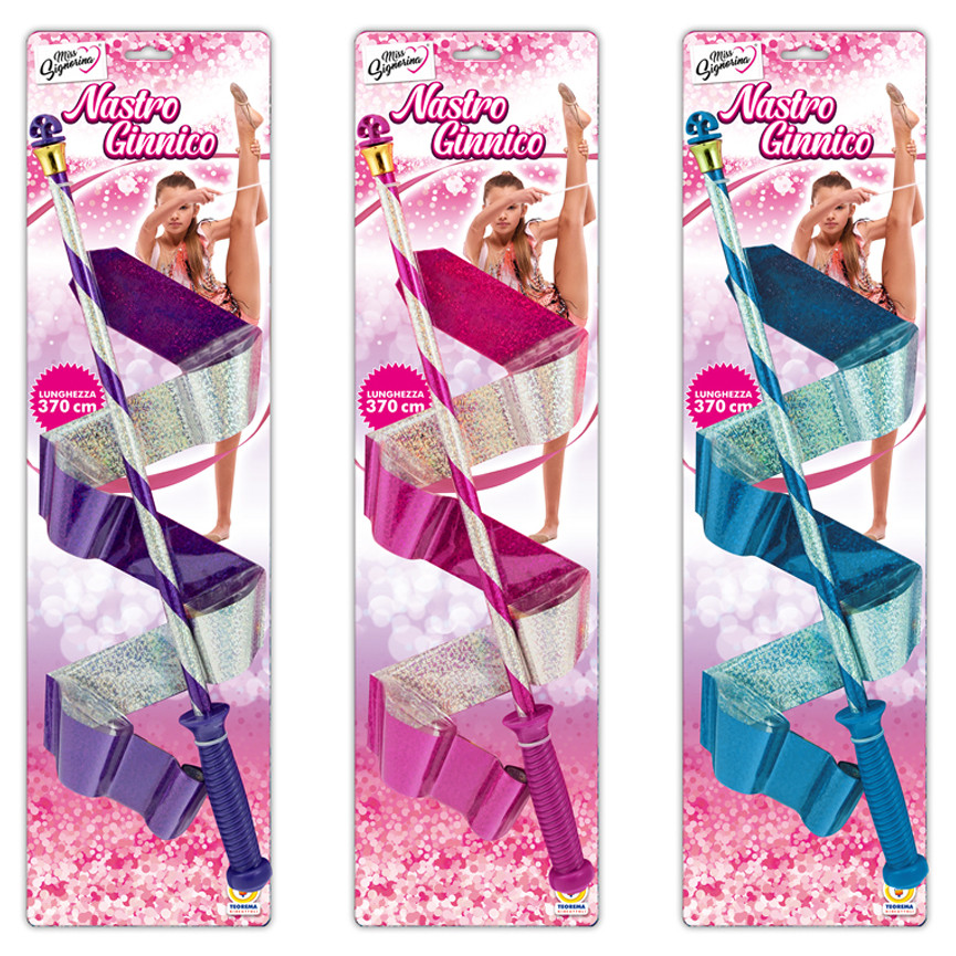 BLISTER NASTRO GINNICO GLITTER 3,7MT COL.ASS.66947