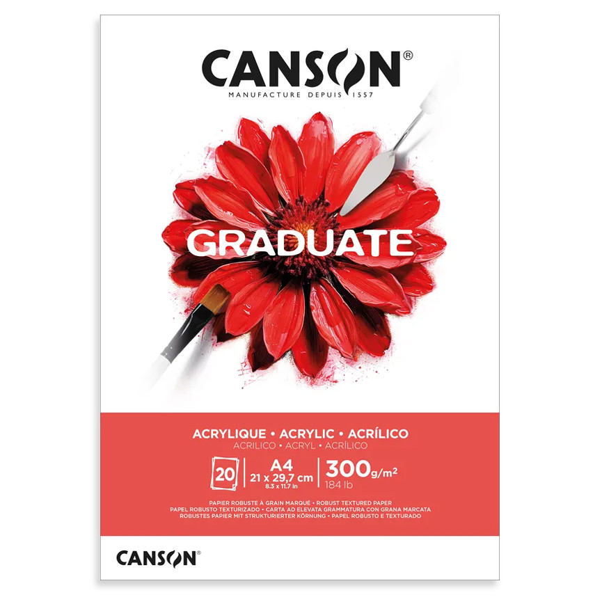 BLOCCO ACRILICO A4 20F 300G C525008015