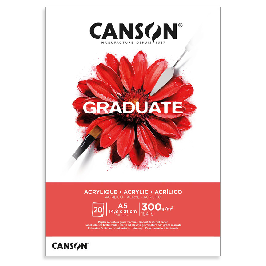 BLOCCO ACRILICO A5 20F 300G C525008014