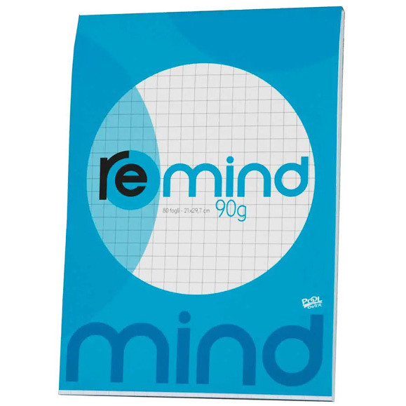BLOCCO COLLATO A4 10M 90GR 80FG REMIND