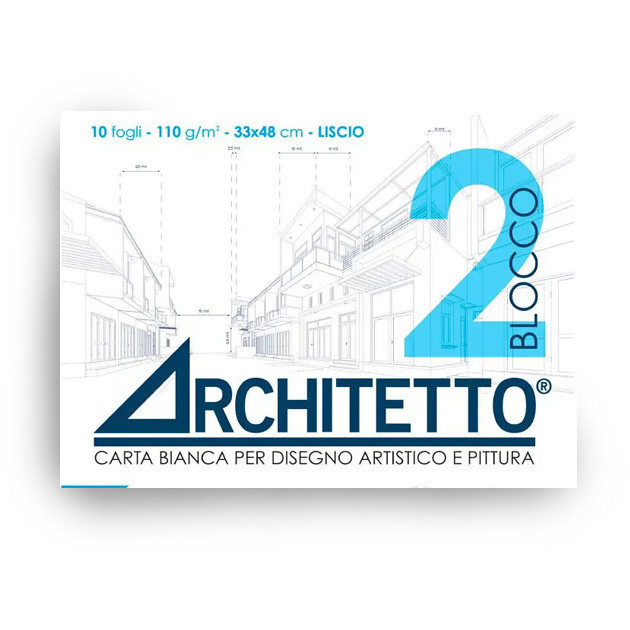 BLOCCO DISEGNO 33X48 B2 10FG LISCIO