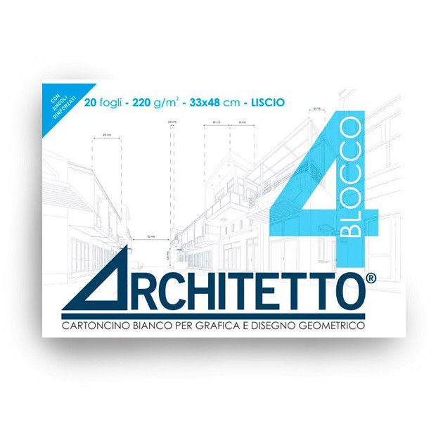 BLOCCO DISEGNO 33X48 B4 20FG LISCIO