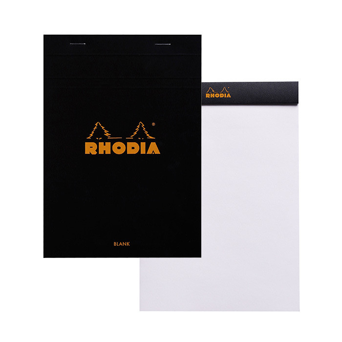 BLOCCO RHODIA A5 80F BI NERO 160009C