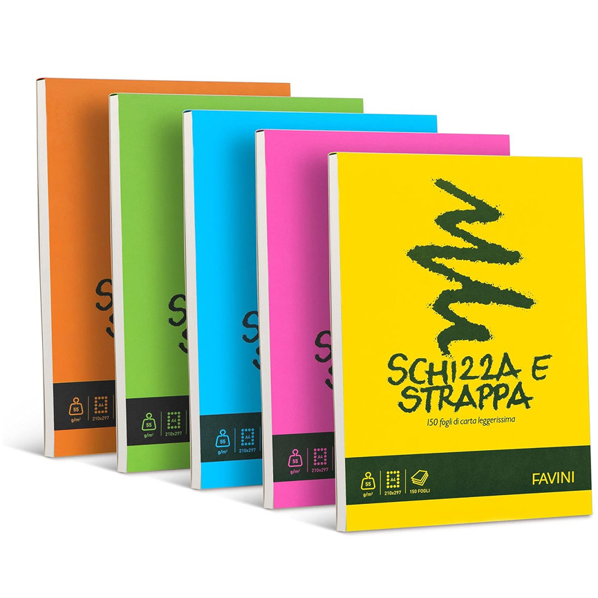 BLOCCO SCHIZZA E STRAPPA A3 150FG