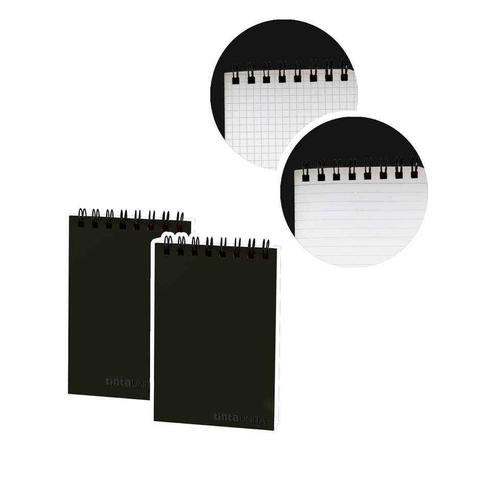 BLOCCO SPIRALATO 10X15 RIGHE T.UNITA DESK NERO