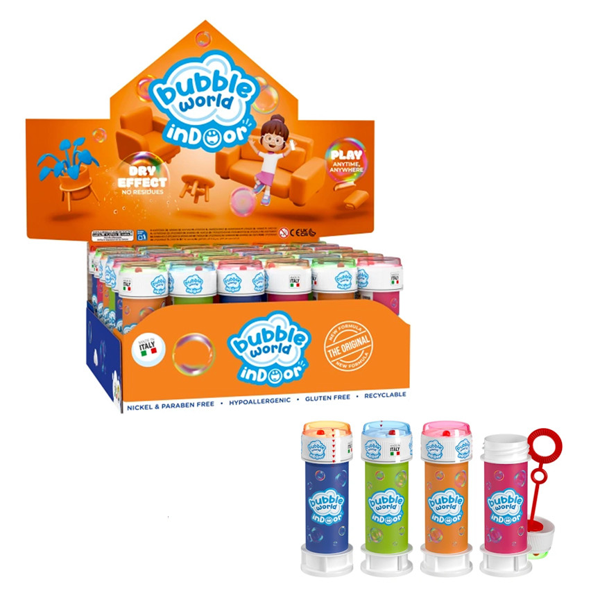 BOLLE DI SAPONE PER INTERNO 60ML 36PZ